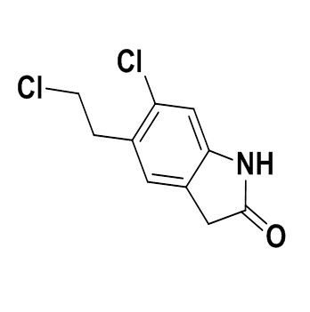6-chloro-5-(2-chloroethyl)indolin-2-one