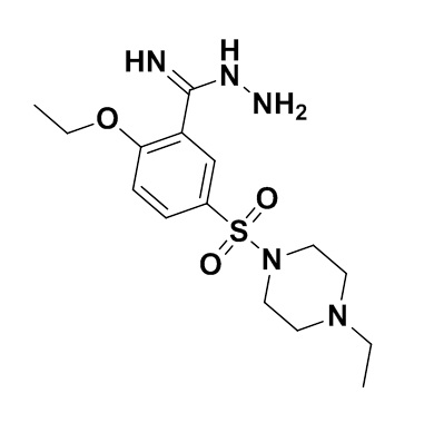 2-Ethoxy-5-((4-ethylpiperazin-1-yl)sulfonyl)benzimidohydrazide