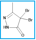 4,4-Dibromo-3-Methyl-2-Pyrazolin-5-one