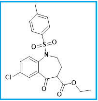 Ethyl 7-chloro-5-oxo-1-tosyl-2,3,4,5-tetrahydro-1H-benzo[b]azepine-4-carboxylate