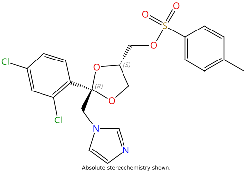 [(2R,4R)-2-(2,4-dichlorophenyl)-2-(imidazol-1-ylmethyl)-1,3-dioxolan-4-yl]methyl 4-methylbenzenesulfonate