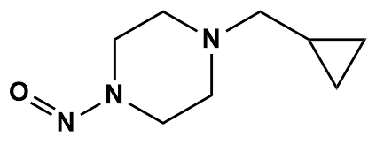 1-(cyclopropylmethyl)-4-nitrosopiperazine