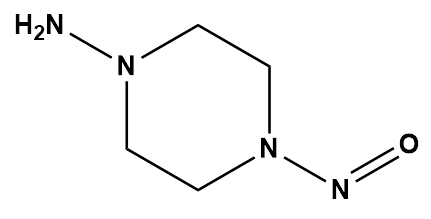 4-Nitrosopiperazin-1-amine