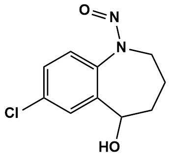 7-Chloro-1-Nitroso-2,3,4,5-Tetrahydro-1-Benzazepin-5-ol