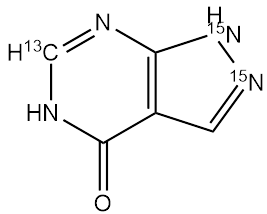 Allopurinol-13C,15N2