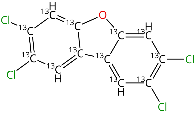 2,3,7,8-Tetrachlorodibenzofuran-13C12